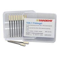 TEK-1 Filzkegel montiert